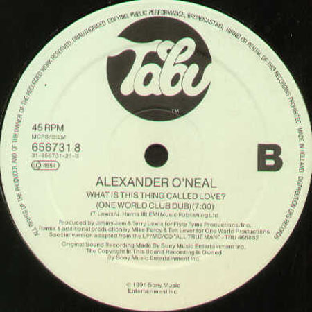 ALEXANDER O'NEAL - What Is This Thing Called Love?