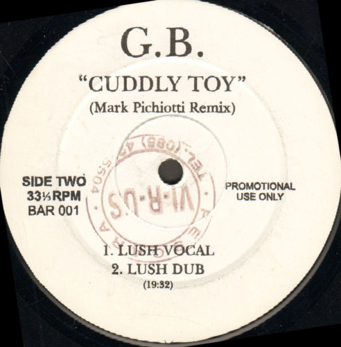 GARY BARLOW - Cuddly Toy (Mark Picchiotti Rmxs)