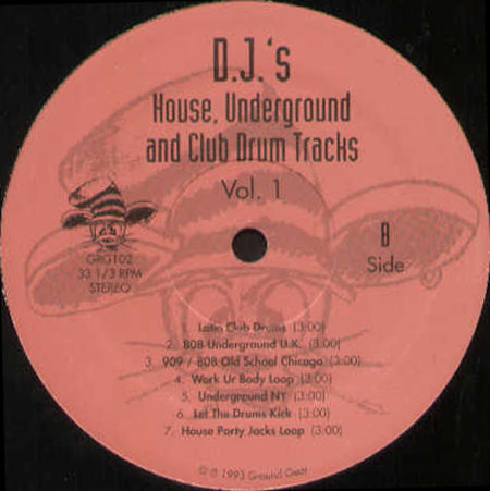 DJS HOUSE UNDERGROUND CLUB - Drum Tracks Vol. 1