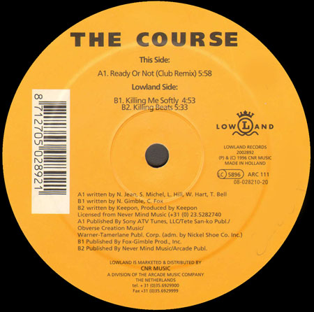 THE COURSE - Ready Or Not / Killing Me Softly (Clubmixes)