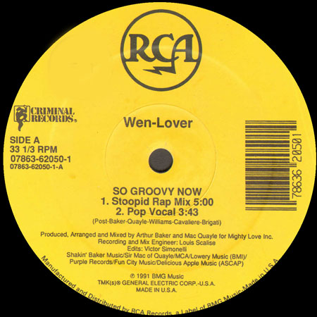 WEN-LOVER - So Groovy Now