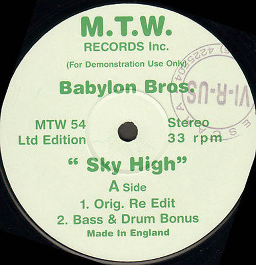 BABYLON BROS - Sky High