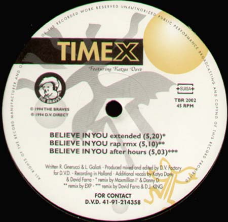 TIME X - Believe In You
