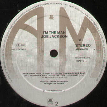 JOE JACKSON - I'm The Man