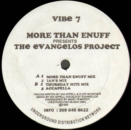 MORE THAN ENUFF - Untitled, Pres. The Evangelos Project