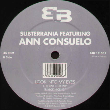 SUBTERRANIA - Look Into My Eyes, Feat. Ann Consuelo (StoneBridge, Komix Rmxs)