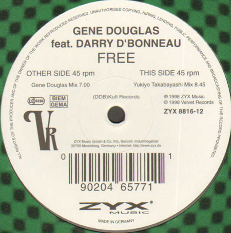GENE DOUGLAS - Free, Feat. Darryl D'Bonneau