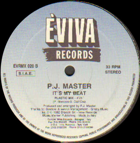 P.J. MASTER - It's My Beat