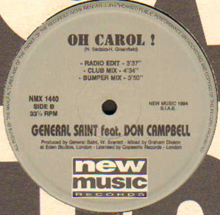 GENERAL SAINT - Oh Carol ! , Feat. Don Campbell