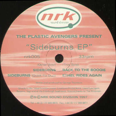 THE PLASTIC AVENGERS - Sideburns EP