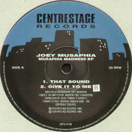 JOEY MUSAPHIA - Musaphia Madness EP