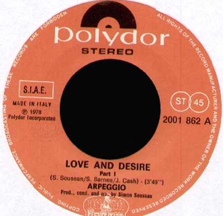 ARPEGGIO - Love And Desire