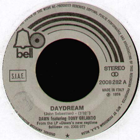 DAWN, FEAT. TONY ORLANDO - Daydream / Steppin Out, I'm Gonna Boogie Tonight