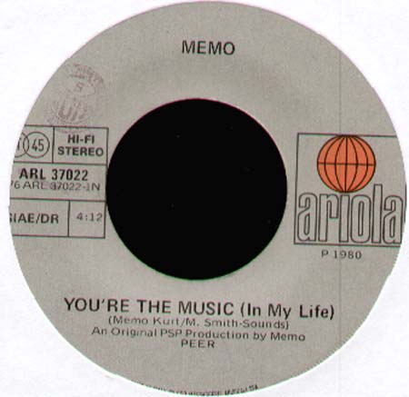 MEMO - You're The Music (In My Life) / Piano Bar