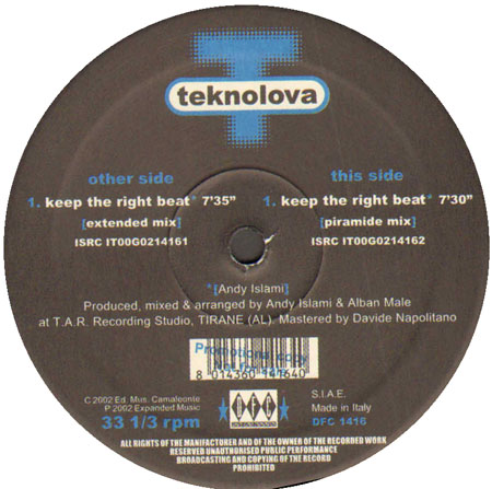 TEKNOLOVA - Keep The Right Beat