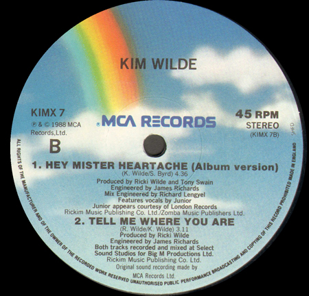 KIM WILDE - Hey Mister Heartache (Kilo Watt Remix)