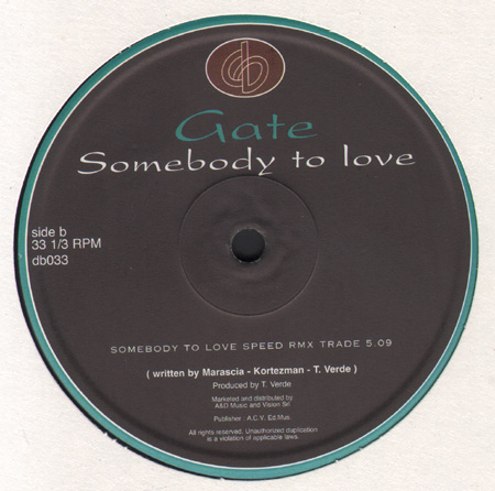 GATE - Somebody To Love