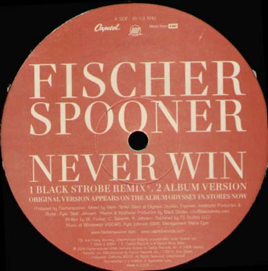 FISCHERSPOONER - Never win (Original, Benny Benassi, Blackstrobe, Mirwais Rmxs)