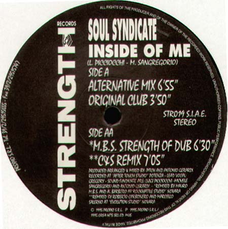 SOUL SYNDICATE - Inside Of Me