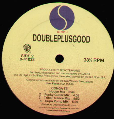 DOUBLEPLUSGOOD - Conga Te