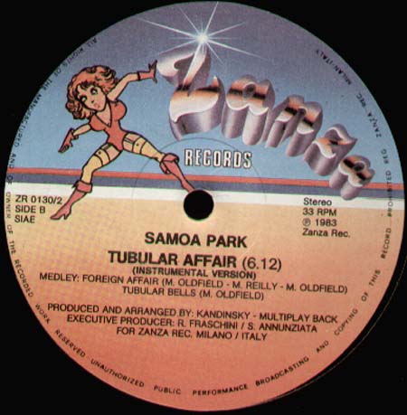 SAMOA PARK - Tubular Affair
