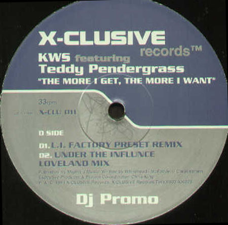 K.W.S. - The More I Get, The More I Want (Part 2), Feat. Teddy Pendergrass