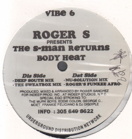 ROGER S - Body Heat - Pres. The S-Man Returns