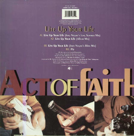ACT OF FAITH - Lite Up Your Life (Joey Negro Rmxs)