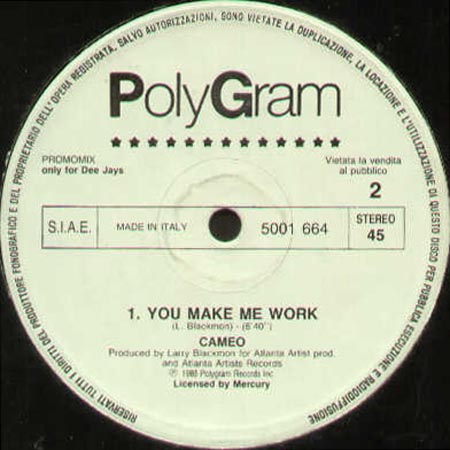 VARIOUS (DENISE LOPEZ / KOOL & THE GANG/ CAMEO) - If You Feel It / Funky Stuff / You Make Me Work 