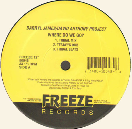 DARRYL JAMES & DAVID ANTONY PROJECT - Where Do We Go? (Todd Terry Rmx)