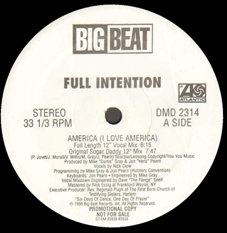 FULL INTENTION - America (UBQ, The Don, Johnick Rmx)