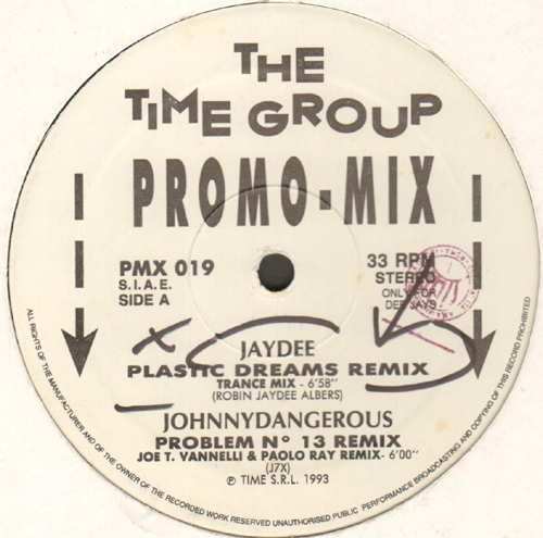VARIOUS (JAYDEE / JOHNNY DANGEROUS / THE FOG / WORK-OUT) - The Time Group Promo-Mix 19 (Plastic Dreams / Problem No 13 / Been A Long Time / Baby Boom)