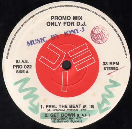 VARIOUS (F.15 / L.A.F./ F.18 / F.16) - Promo Mix 22 (Feel The Beat / Get Down / F.18 / F.16)