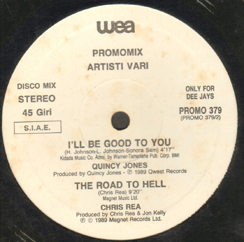 VARIOUS (ROD STEWART / QUINCY JONES / CHRIS REA) - This Old Heart Of Mine / I'll Be Good To You / The Road To Hell 