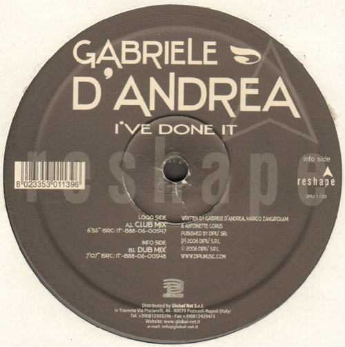 GABRIELE D'ANDREA - I've Done It
