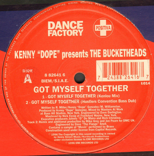 KENNY DOPE - Got Myself Together - Presents The Bucketheads 