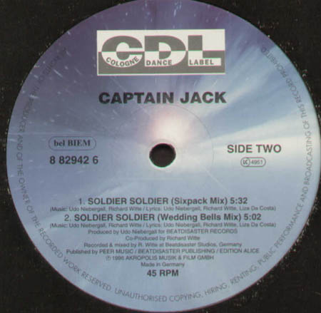 CAPTAIN JACK - Soldier Soldier