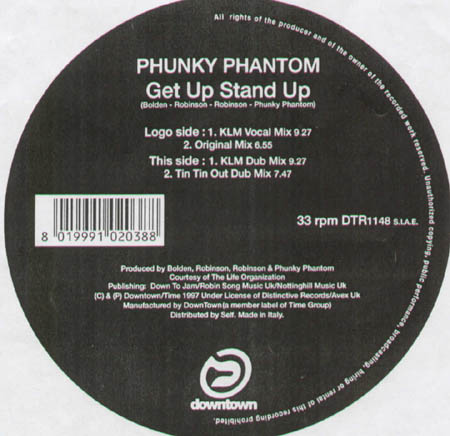 PHUNKY PHANTOM - Get Up Stand Up
