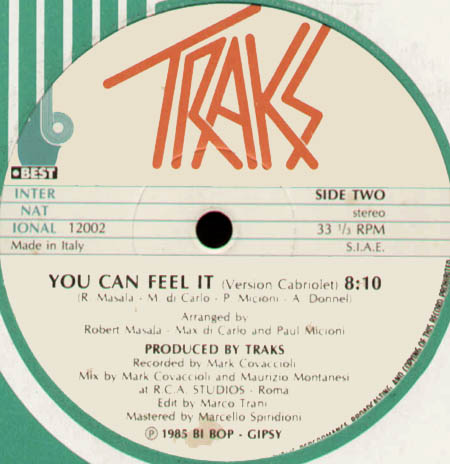 TRAKS - You Can Feel It