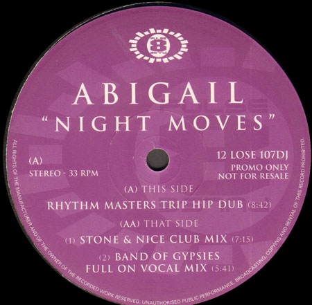 ABIGAIL - Night Moves (Rhythm Masters Rmx)