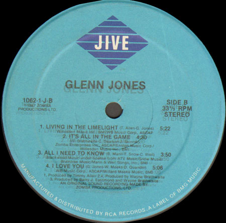 GLENN JONES - Glenn Jones