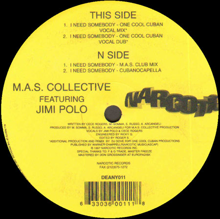 MAS COLLECTIVE - I NEED SOMEBODY,FT.Jimi Polo