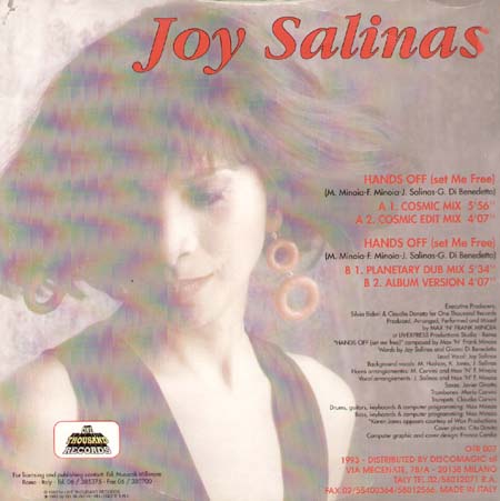 JOY SALINAS - Hands Off (Set Me Free)