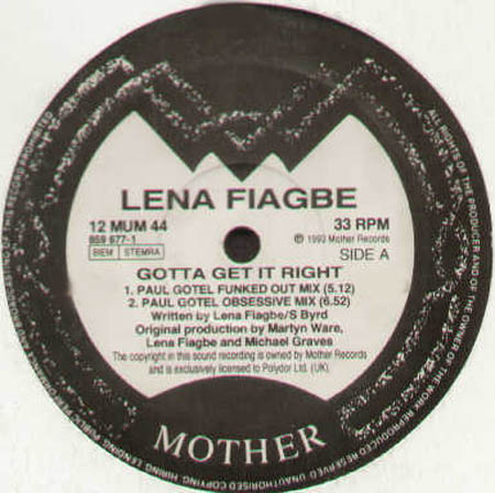 LENA FIAGBE - Gotta Get It Right