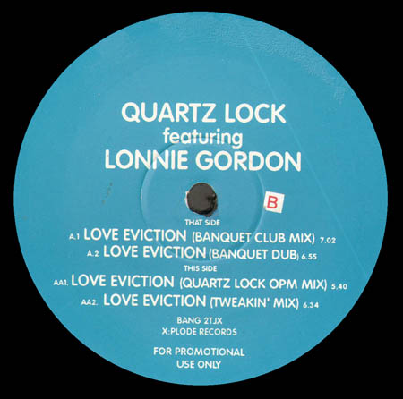 QUARTZ LOCK - Love Eviction, Feat. Lonnie Gordon