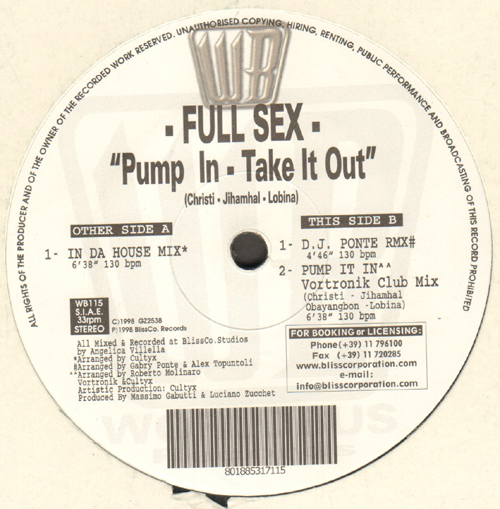 FULL SEX - Pump In - Take It Out