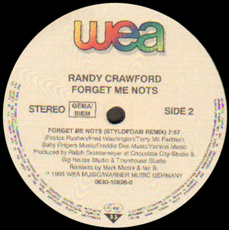 RANDY CRAWFORD    - Forget Me Nots (House Mixes)