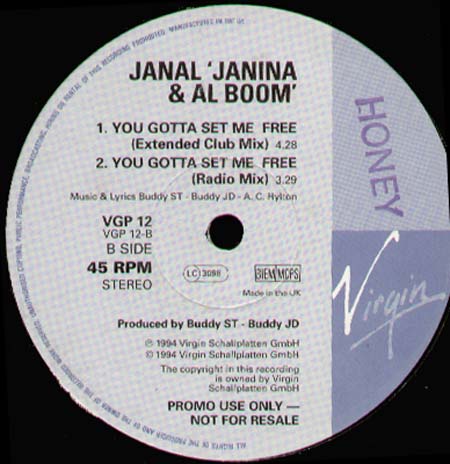 JANAL JANINA - You Gotta Set Me Free
