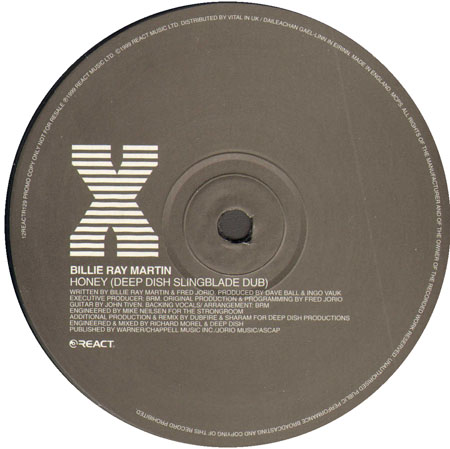 BILLIE RAY MARTIN - Honey (Deep Dish Slingblade Dub)