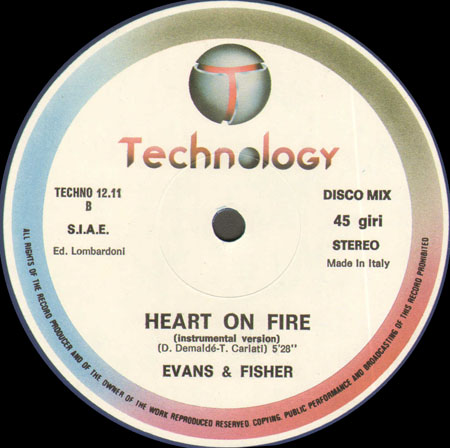 EVANS & FISHER - You Set My Heart On Fire